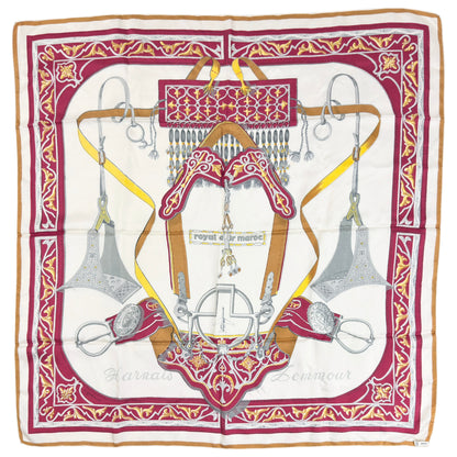 Eșarfă HERMES Vintage 70s 80s 100% Mătase