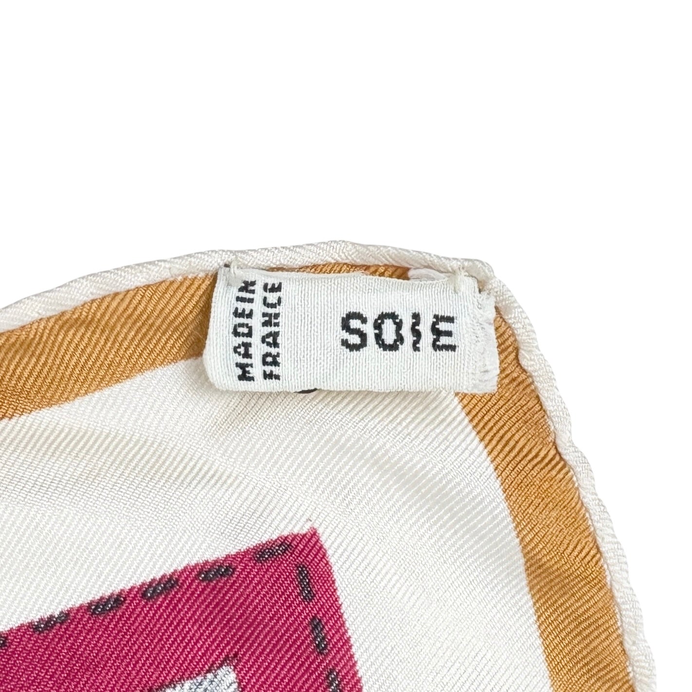 Eșarfă HERMES Vintage 70s 80s 100% Mătase