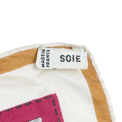 Eșarfă HERMES Vintage 70s 80s 100% Mătase