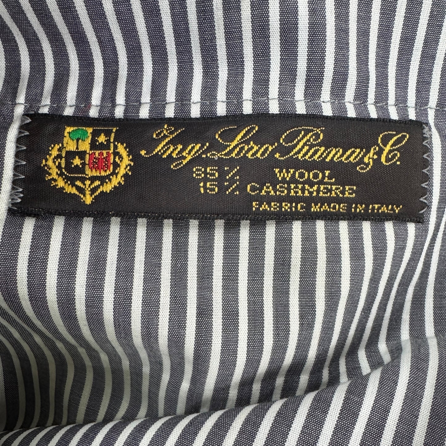 Pantaloni HILTL x Loro Piana Vintage 85% Lână 15% Caşmir - W42/L34