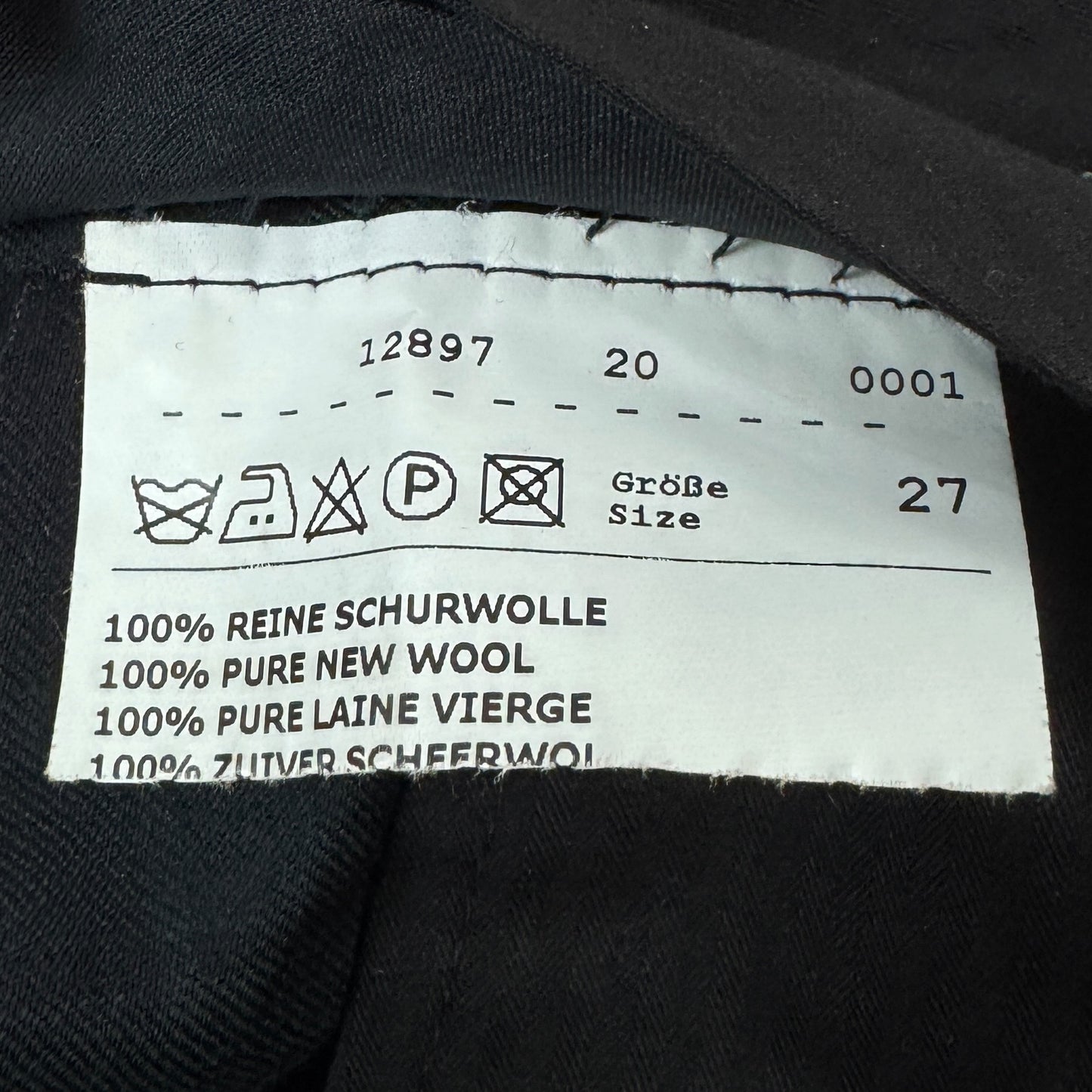 Pantaloni HILTL x Ethomas Super 130'S Vintage 100% Lână - W42/L34