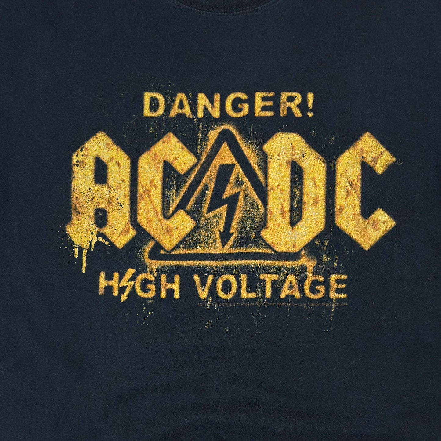 Tricou AC/DC Vintage Din Anul 2011 - S/M