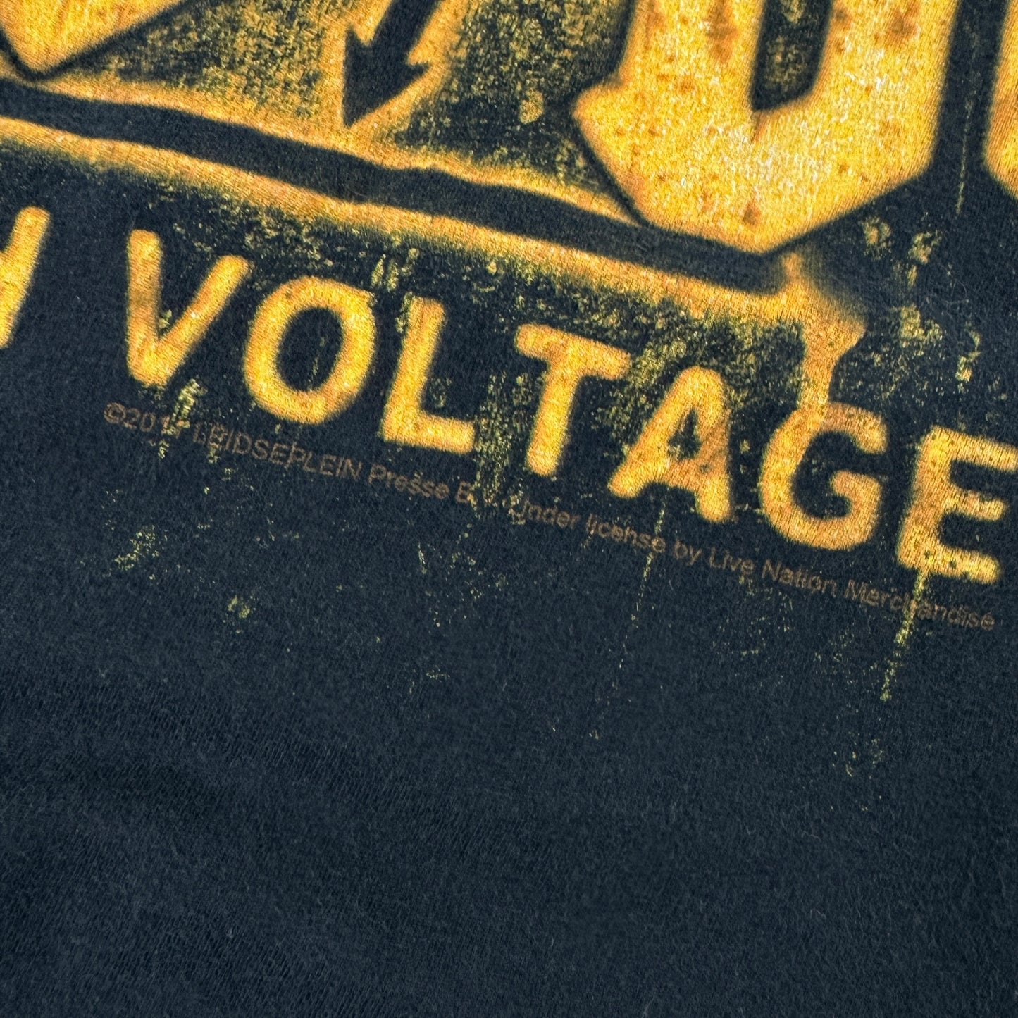 Tricou AC/DC Vintage Din Anul 2011 - S/M