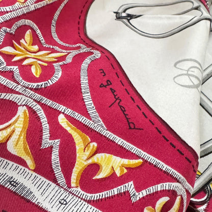Eșarfă HERMES Vintage 70s 80s 100% Mătase