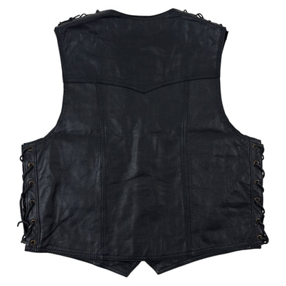 Vestă URSS CCCP Vintage 100% Piele - M/L
