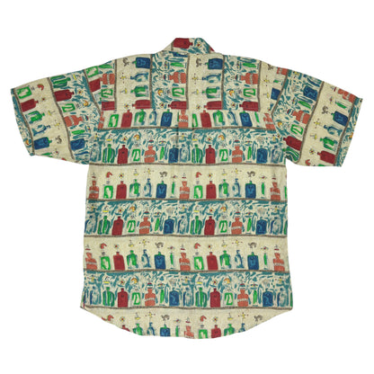 Cămașă Pure Silk Vintage 100% Mătase - L/XL