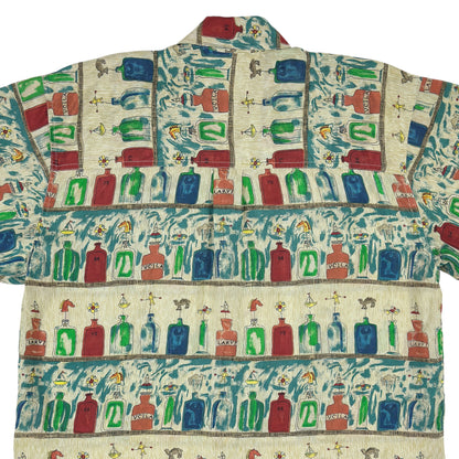 Cămașă Pure Silk Vintage 100% Mătase - L/XL