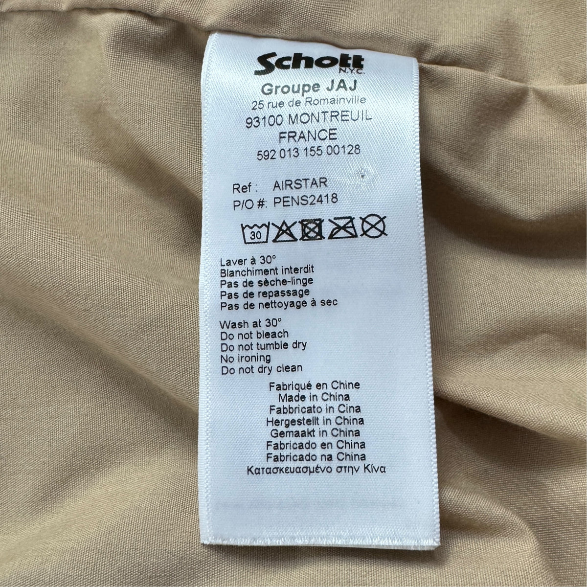 Jachetă Schott NYC - M/L