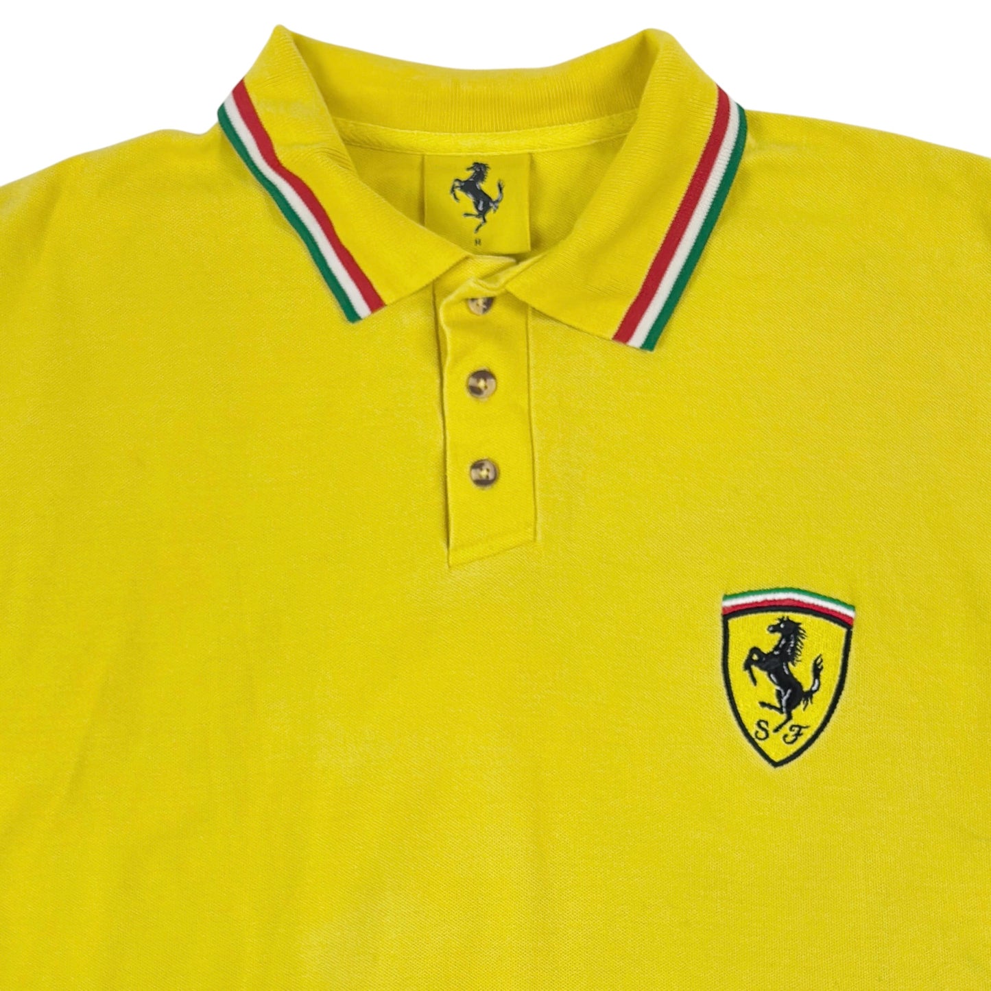 Tricou Polo Ferrari Vintage Din Anul 1996 - M