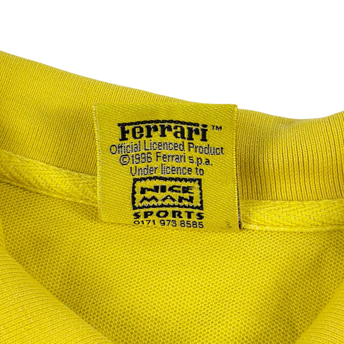 Tricou Polo Ferrari Vintage Din Anul 1996 - M