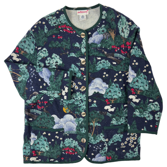 Jachetă Petressa Femei Vintage 100% Lână - L/XL