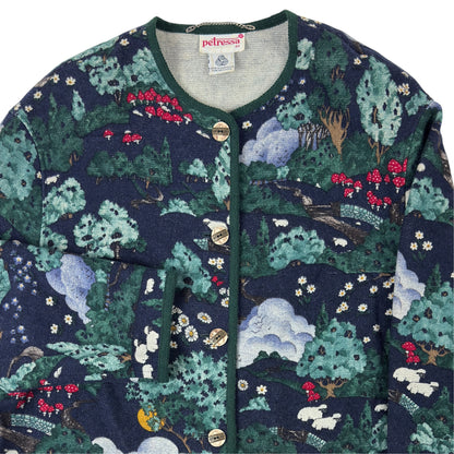 Jachetă Petressa Femei Vintage 100% Lână - L/XL