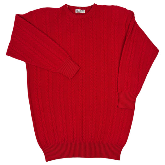 Pulover Lung L'ULTIMA Vintage Femei 70% Lână 20% Angora - XXL