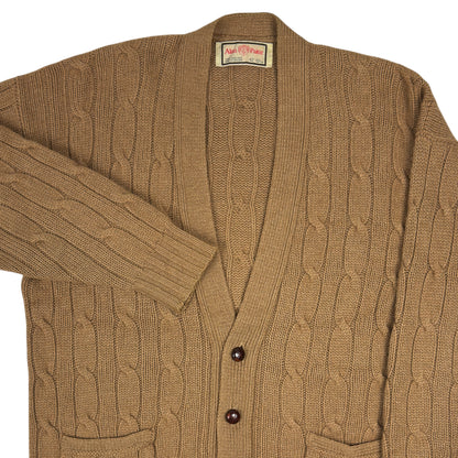 Cardigan Alan Paine Vintage 100% Păr De Cămilă - XL