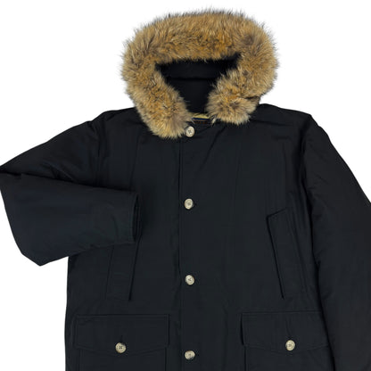 Geacă Arctic Parka Woolrich 80% Puf 20% Pene 100% Blană De Coiot - XXL