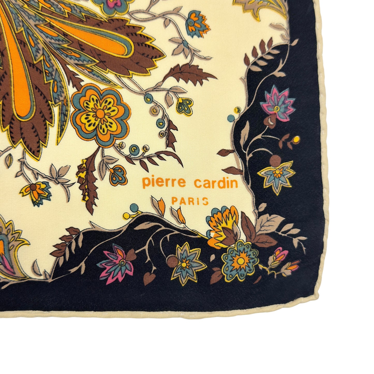 Eșarfă Fular Pierre Cardin Vintage Femei 100% Mătase
