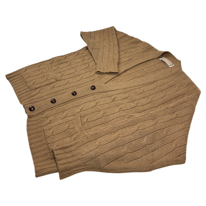 Cardigan Alan Paine Vintage 100% Păr De Cămilă - XL