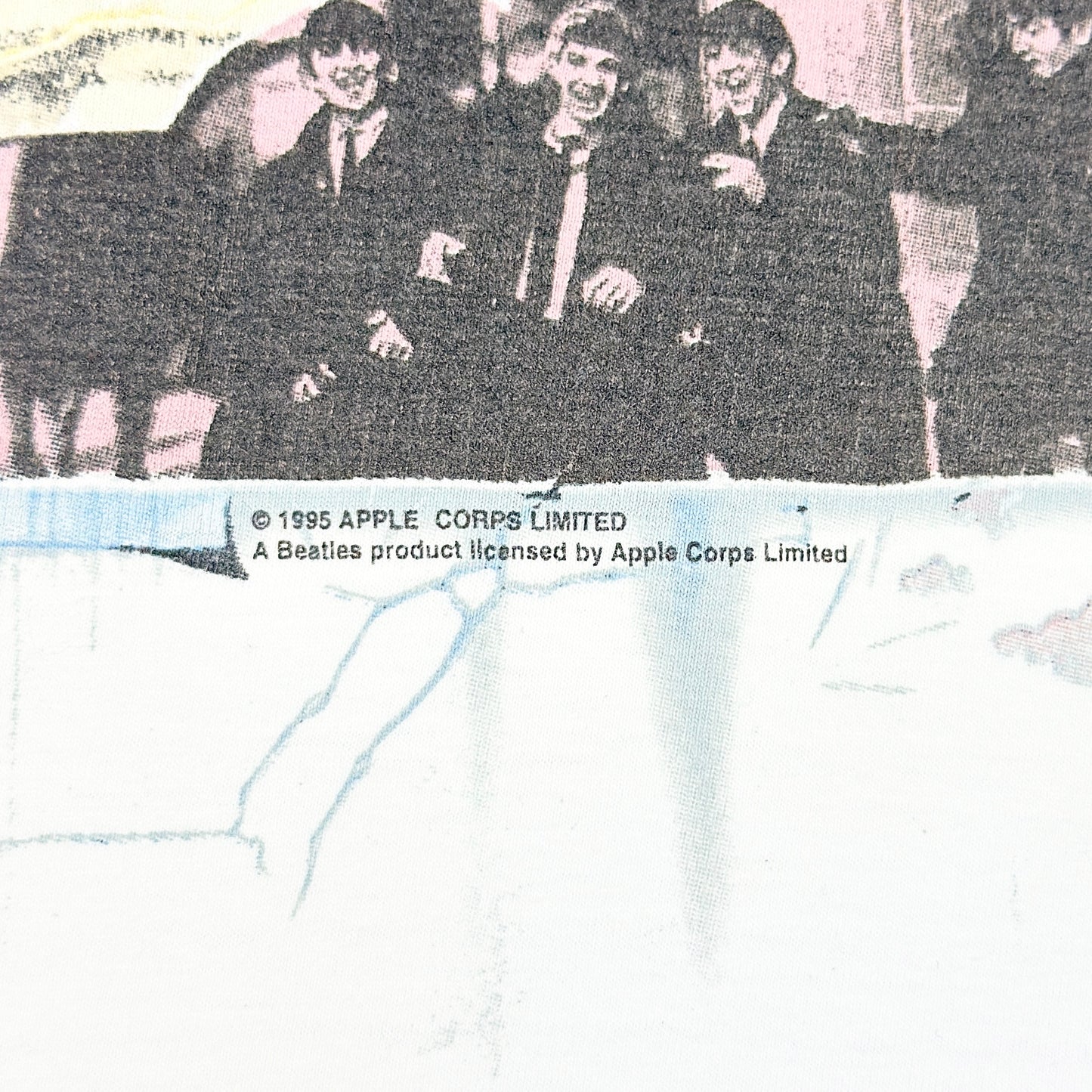 Tricou The Beatles Vintage Din Anul 1995 - L