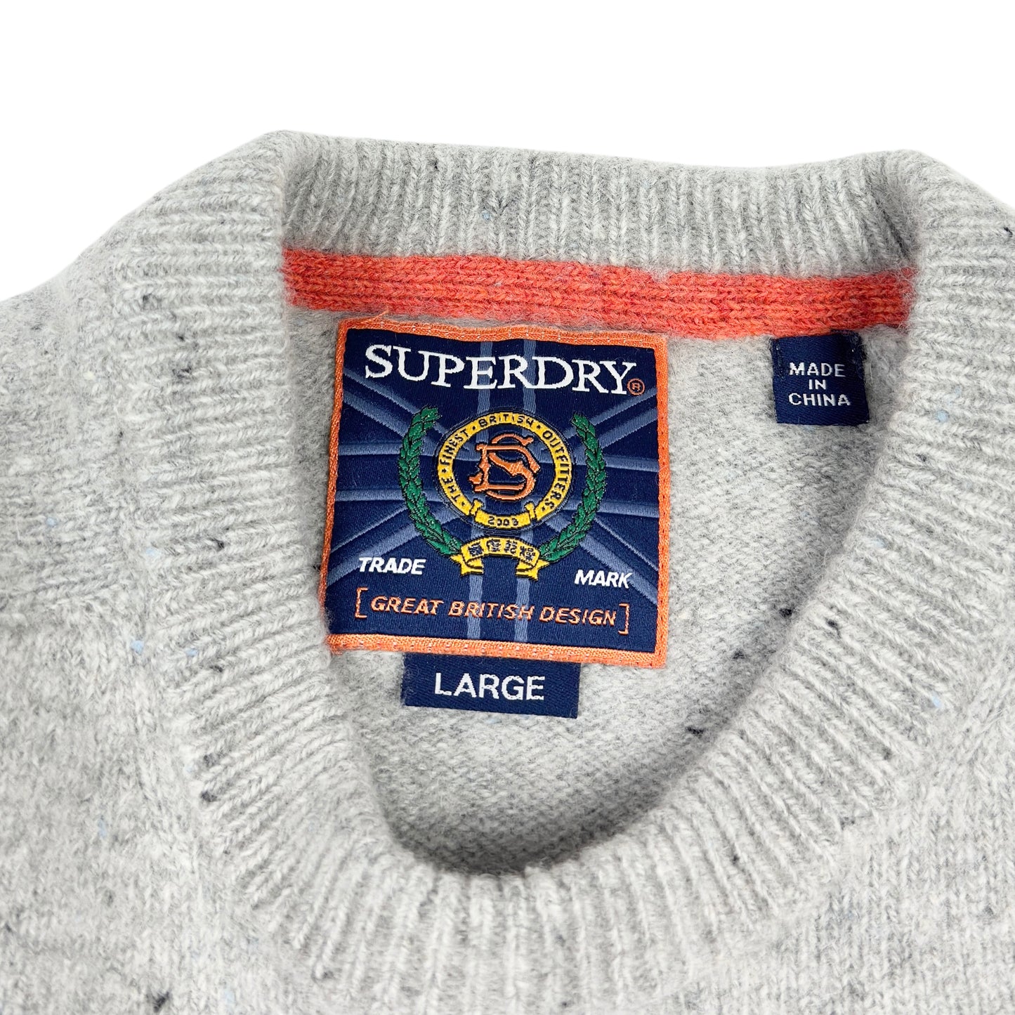 Pulover Superdry 60% Lână - L