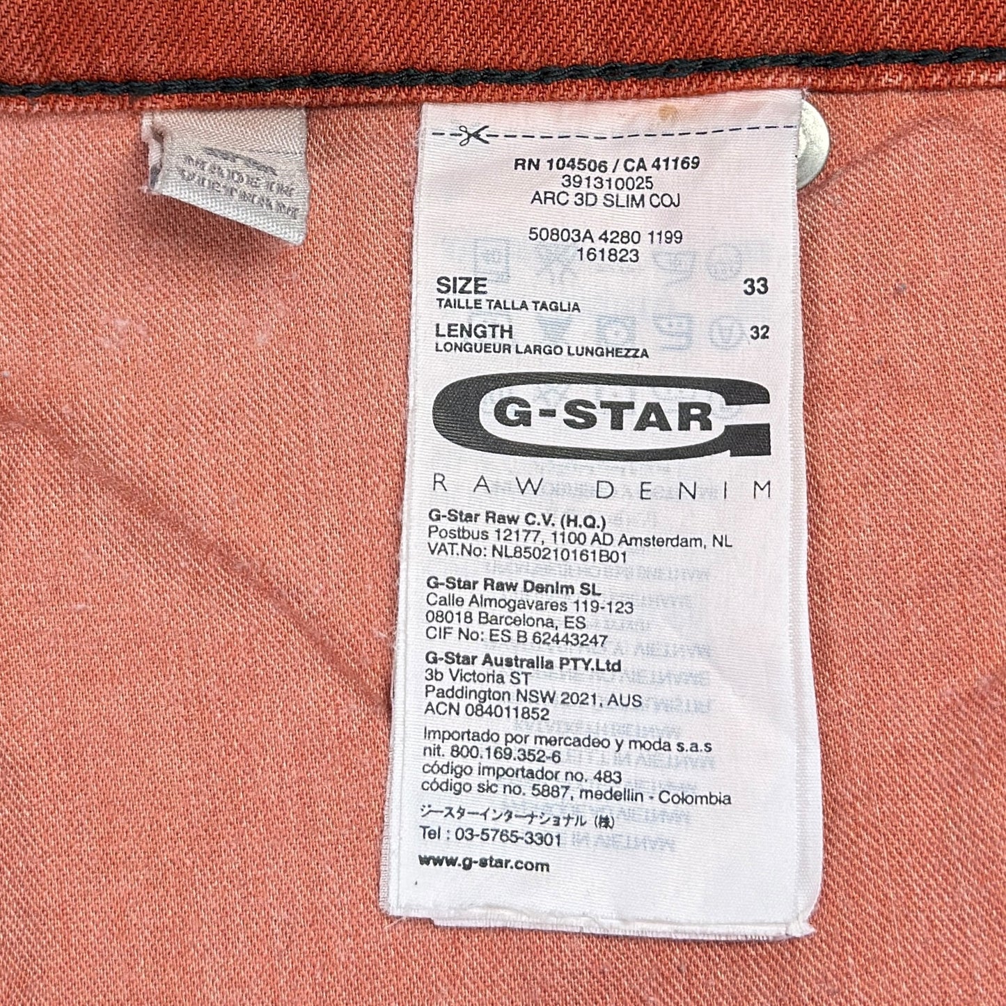 Blugi G-Star - W33/L32