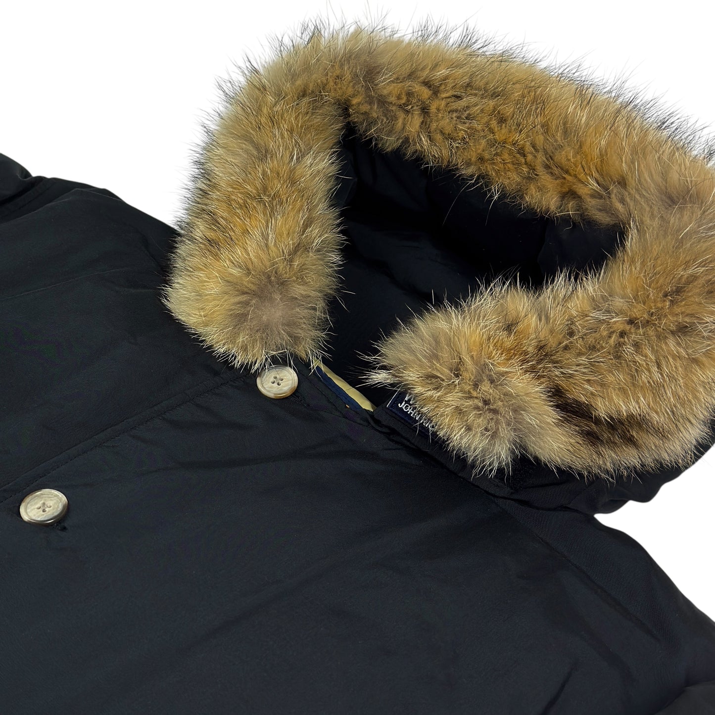 Geacă Arctic Parka Woolrich 80% Puf 20% Pene 100% Blană De Coiot - XXL