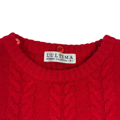 Pulover Lung L'ULTIMA Vintage Femei 70% Lână 20% Angora - XXL