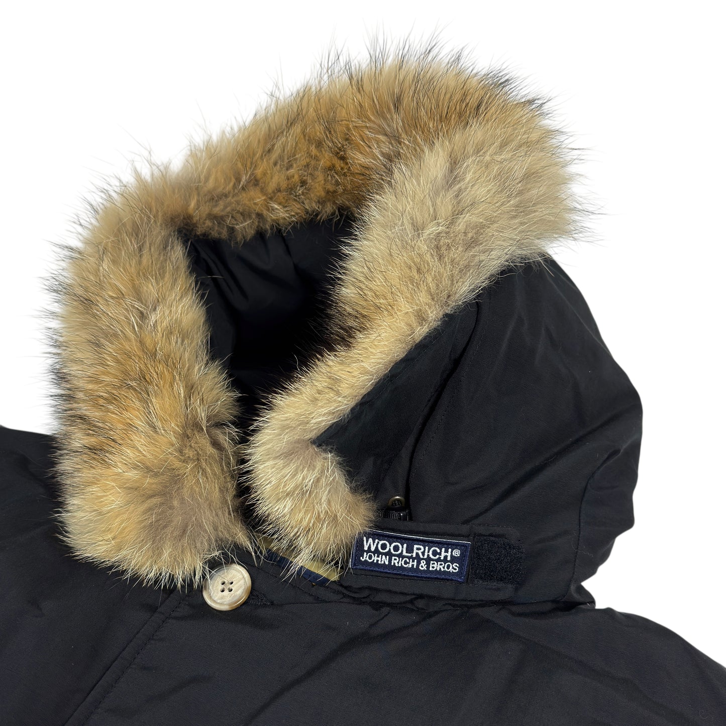 Geacă Arctic Parka Woolrich 80% Puf 20% Pene 100% Blană De Coiot - XXL