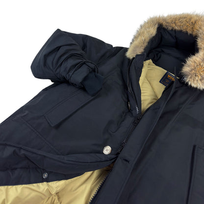 Geacă Arctic Parka Woolrich 80% Puf 20% Pene 100% Blană De Coiot - XXL