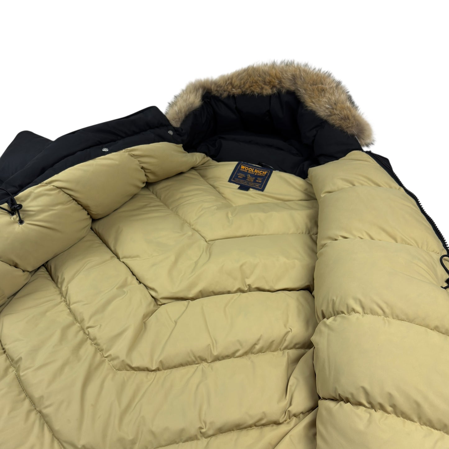 Geacă Arctic Parka Woolrich 80% Puf 20% Pene 100% Blană De Coiot - XXL