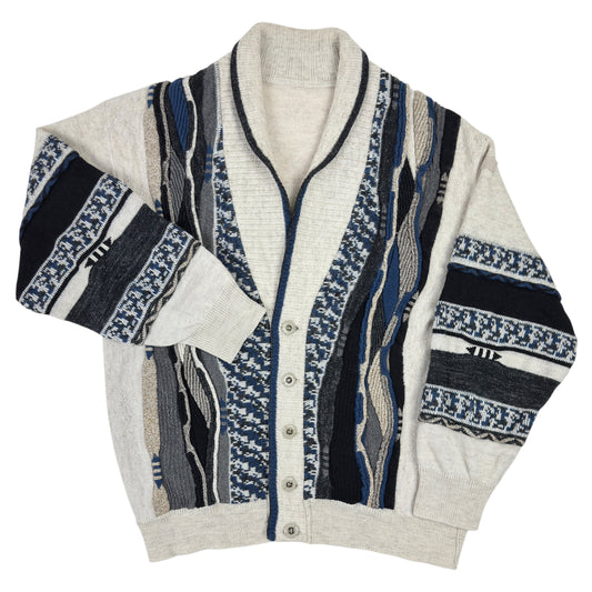 Cardigan BUECKLB Coogi Style Vintage 50% Lână - L