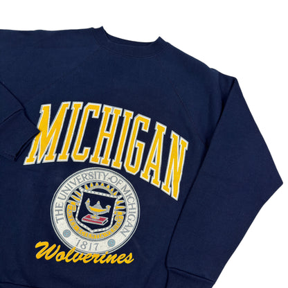 Bluză Michigan Wolverines Vintage Din Anul 1990 - L