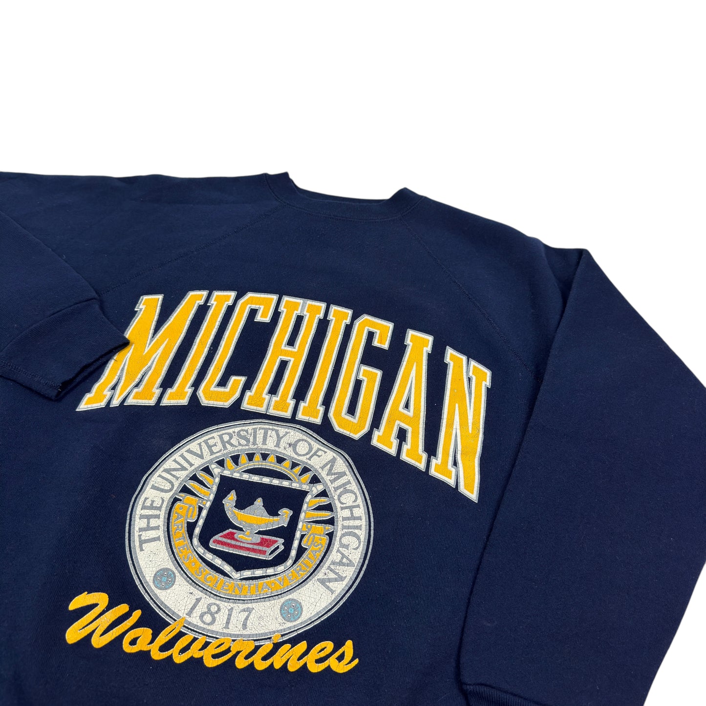 Bluză Michigan Wolverines Vintage Din Anul 1990 - L