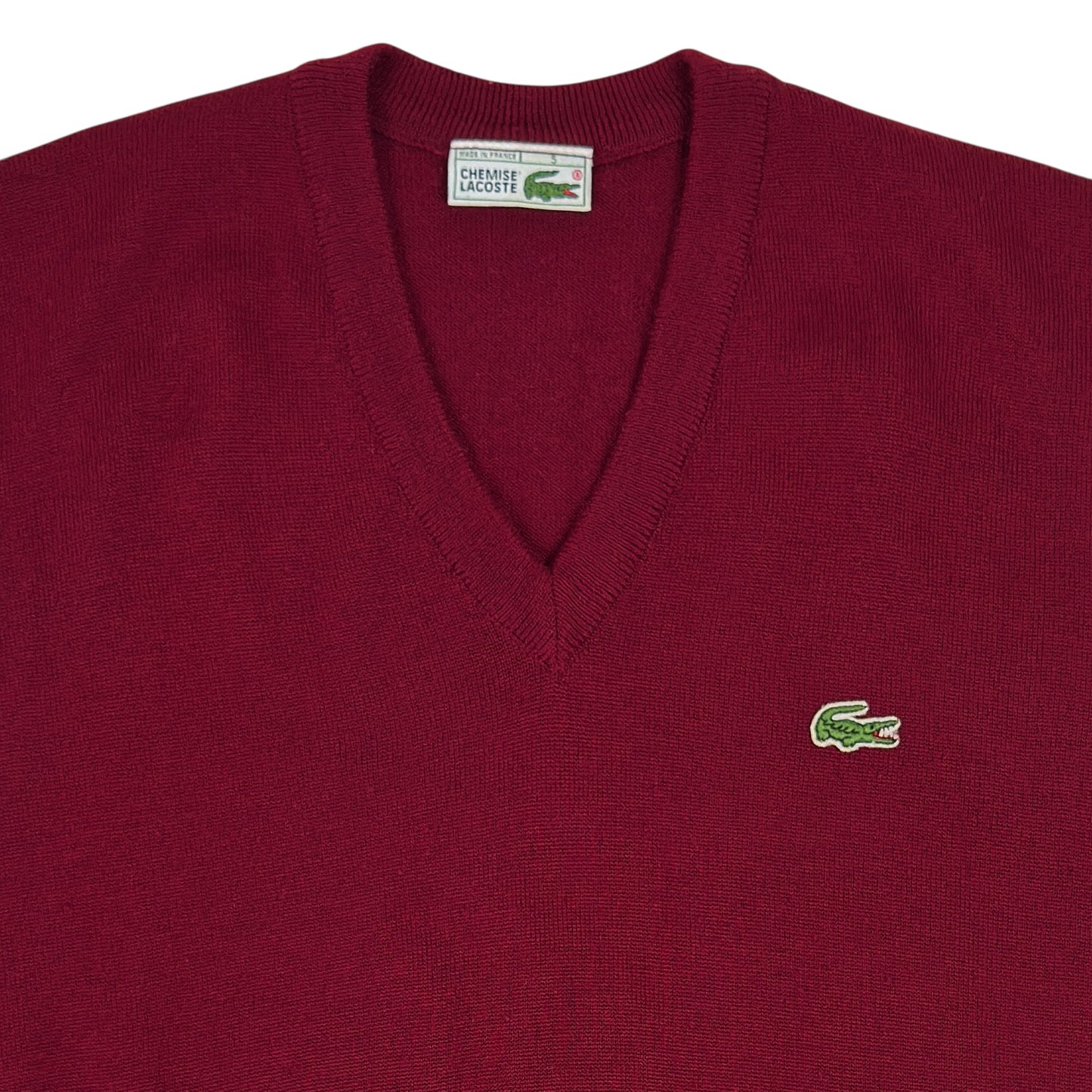 Vestă Lacoste Vintage 100% Lână - L