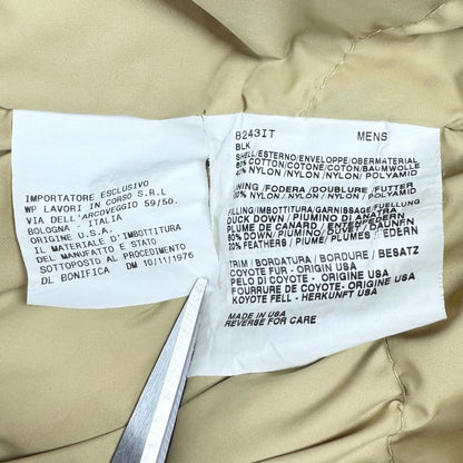 Geacă Arctic Parka Woolrich 80% Puf 20% Pene 100% Blană De Coiot - XXL