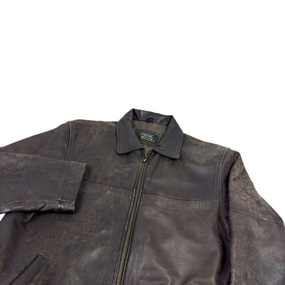 Jachetă CAMEL Vintage 100% Piele - XL