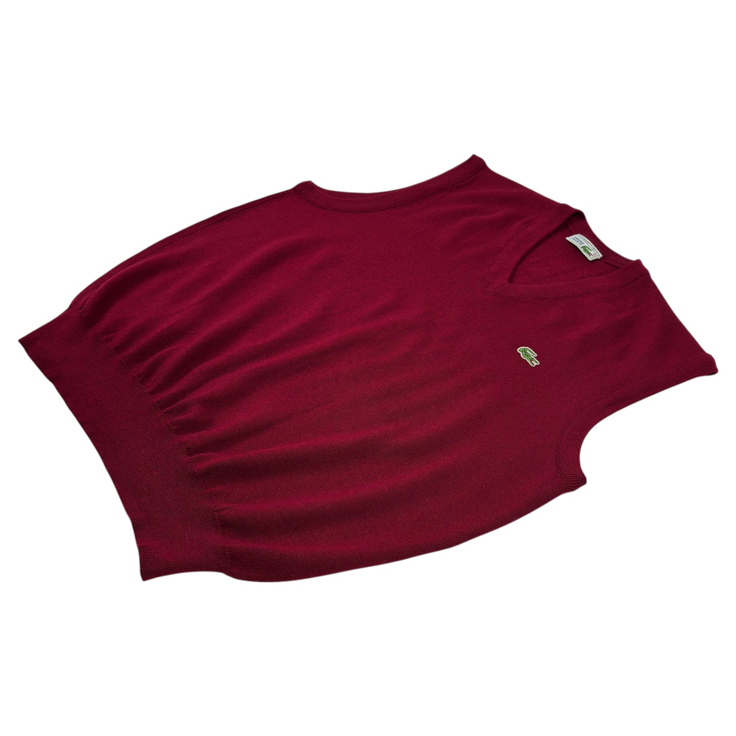 Vestă Lacoste Vintage 100% Lână - L