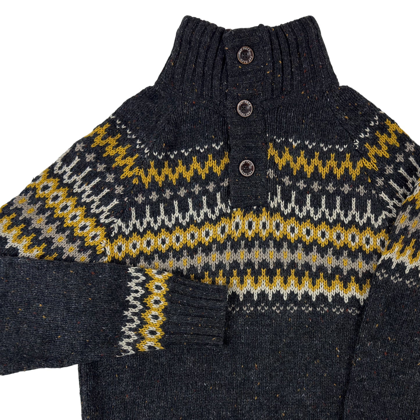 Pulover Fat Face 45% Lână - S