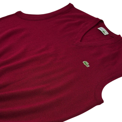 Vestă Lacoste Vintage 100% Lână - L