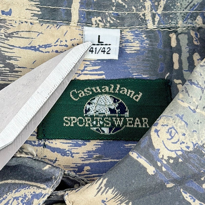 Cămașă Casualland Vintage 100% Mătase - XL