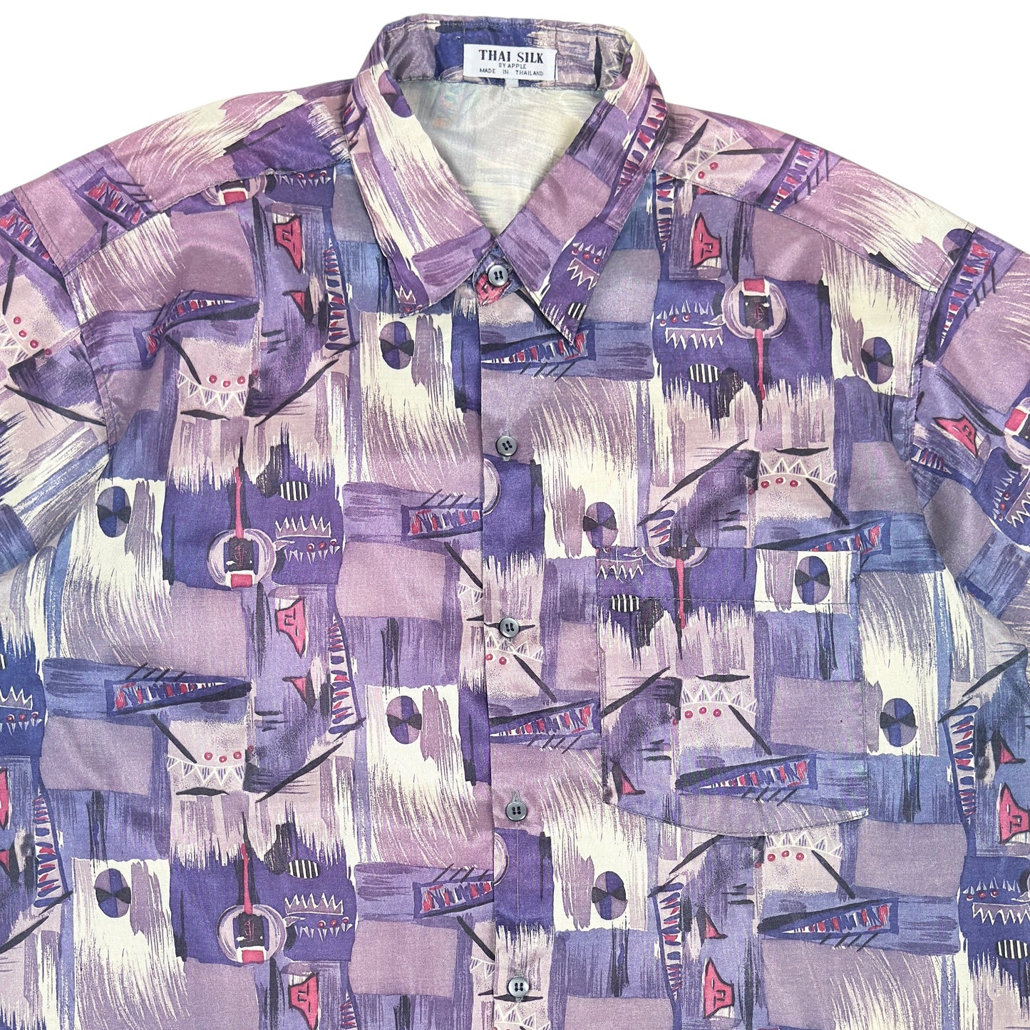 Cămașă Thaisilk Vintage 100% Mătase - XL