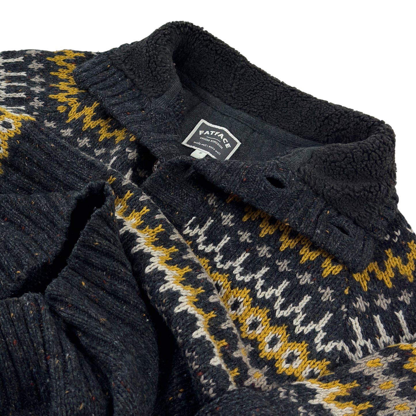 Pulover Fat Face 45% Lână - S