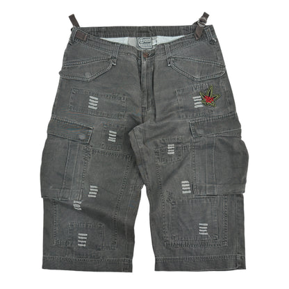 Blugi Trei Sferturi Cargo Plusminus Vintage - L