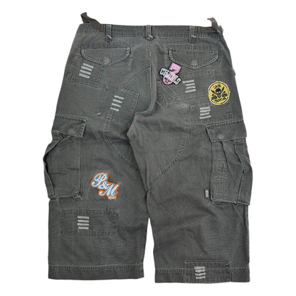 Blugi Trei Sferturi Cargo Plusminus Vintage - L