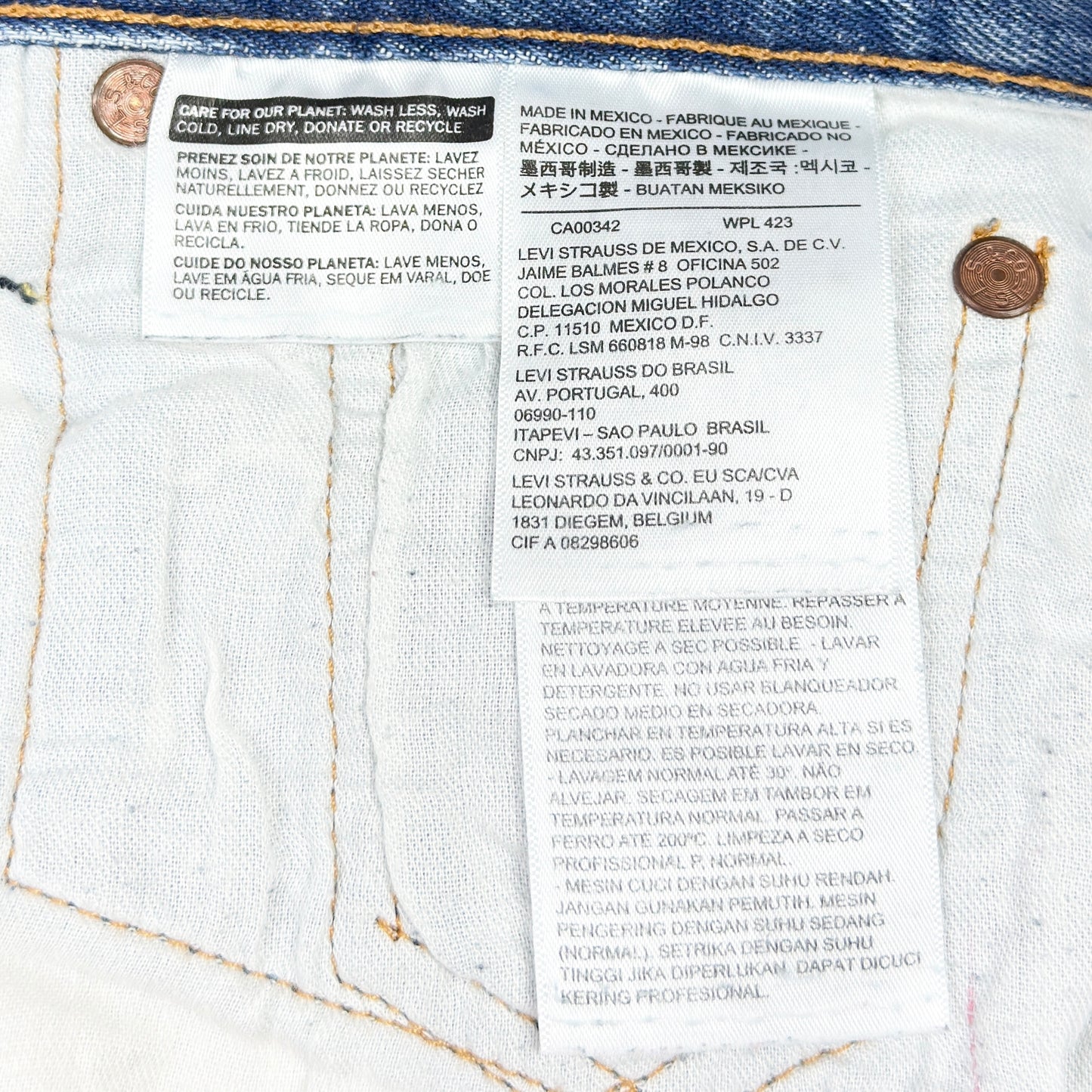 Blugi Scurți Levi's 501 Unisex - W28