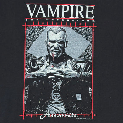 Tricou Vampire The Masquerade Single Stitch Vintage Din Anul 1997 - XL