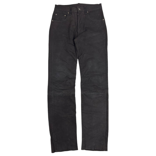 Pantaloni Vintage 100% Piele - W28/L36