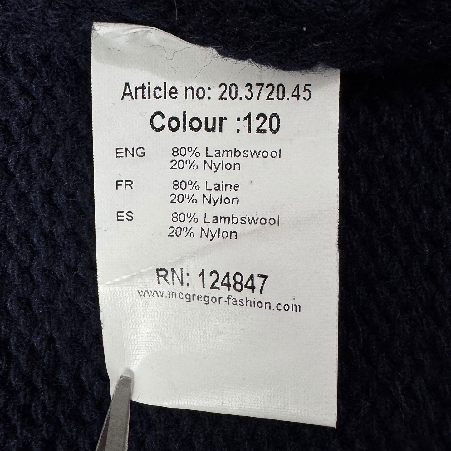 Cardigan McGregor 80% Lână - L