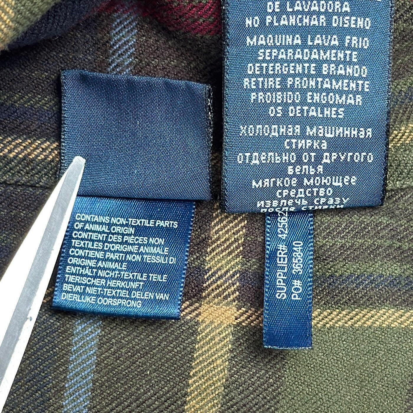 Cămașă Flannel Ralph Lauren Vintage Femei - L