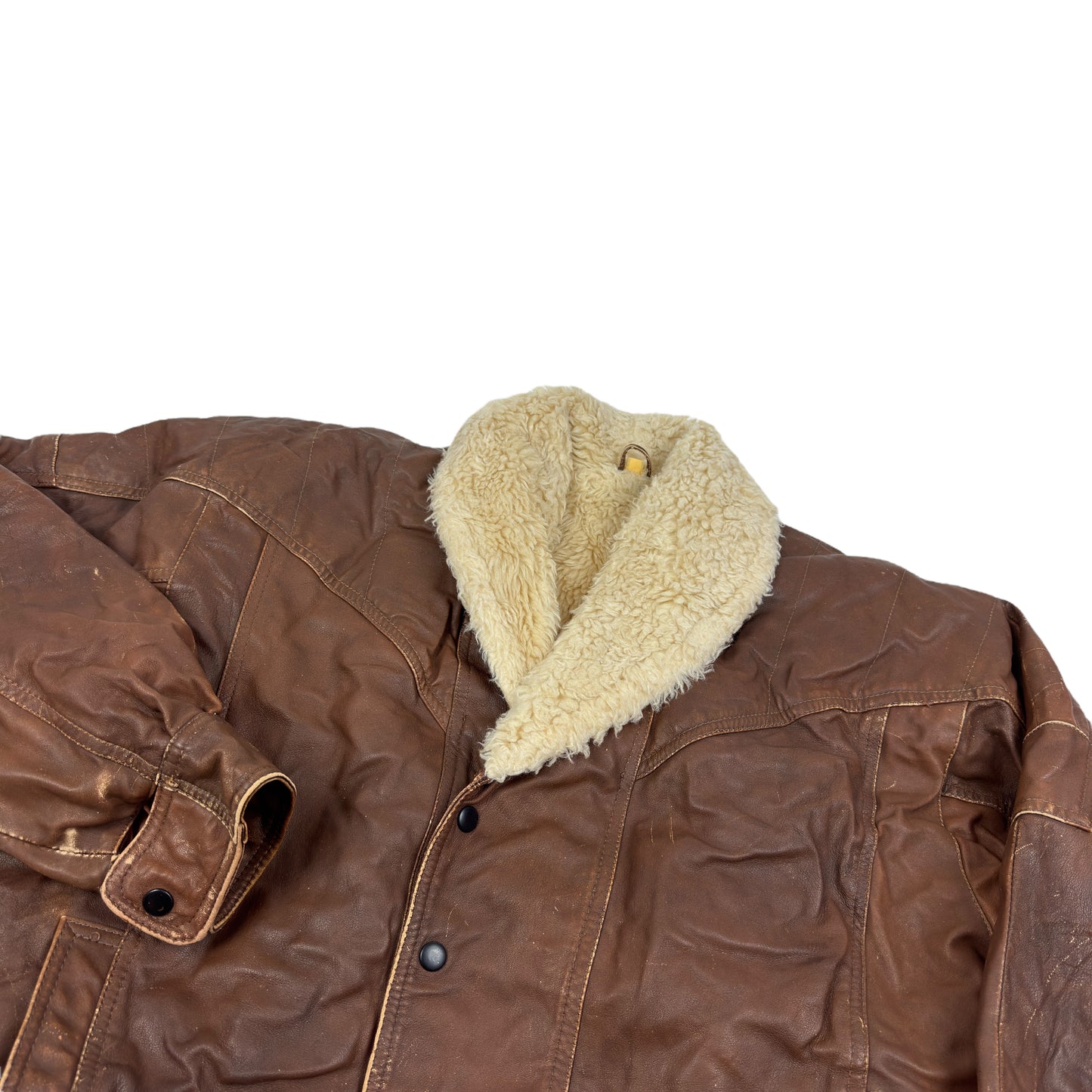 Geacă Vintage 100% Piele - XL