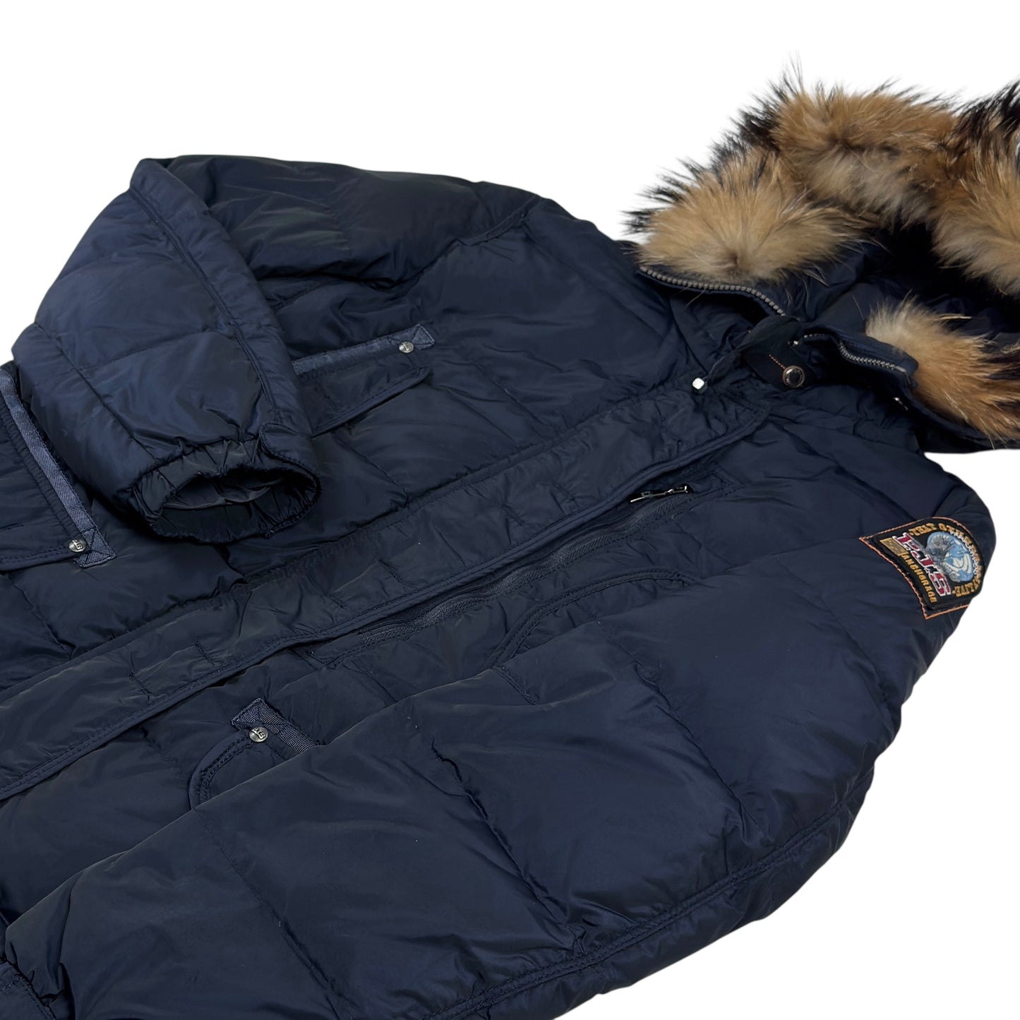 Geacă Parka Parajumpers Femei 90% Puf 10% Pene 100% Blană Raton - S